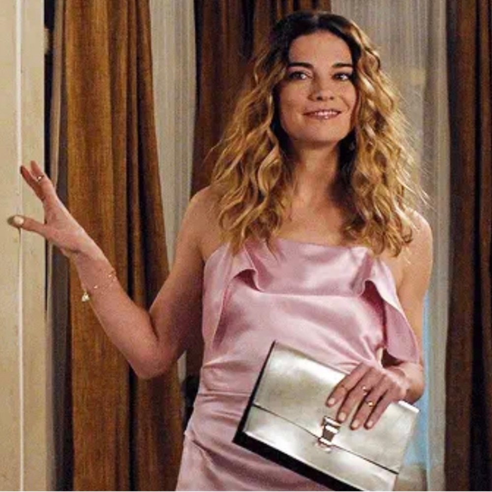 Helmut Lang Drape Front Dress AS WORN BY ALEXIS ROSE in Schitt’s Creek! 💗
